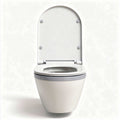 Toilettes suspendues en céramique blanche dimensions 75 x 40 x 40cm